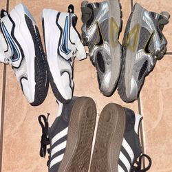 Boys Nike And Adidas Sneakers Size 13