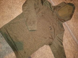 Under Armour Olive Green Pullover Hoodie