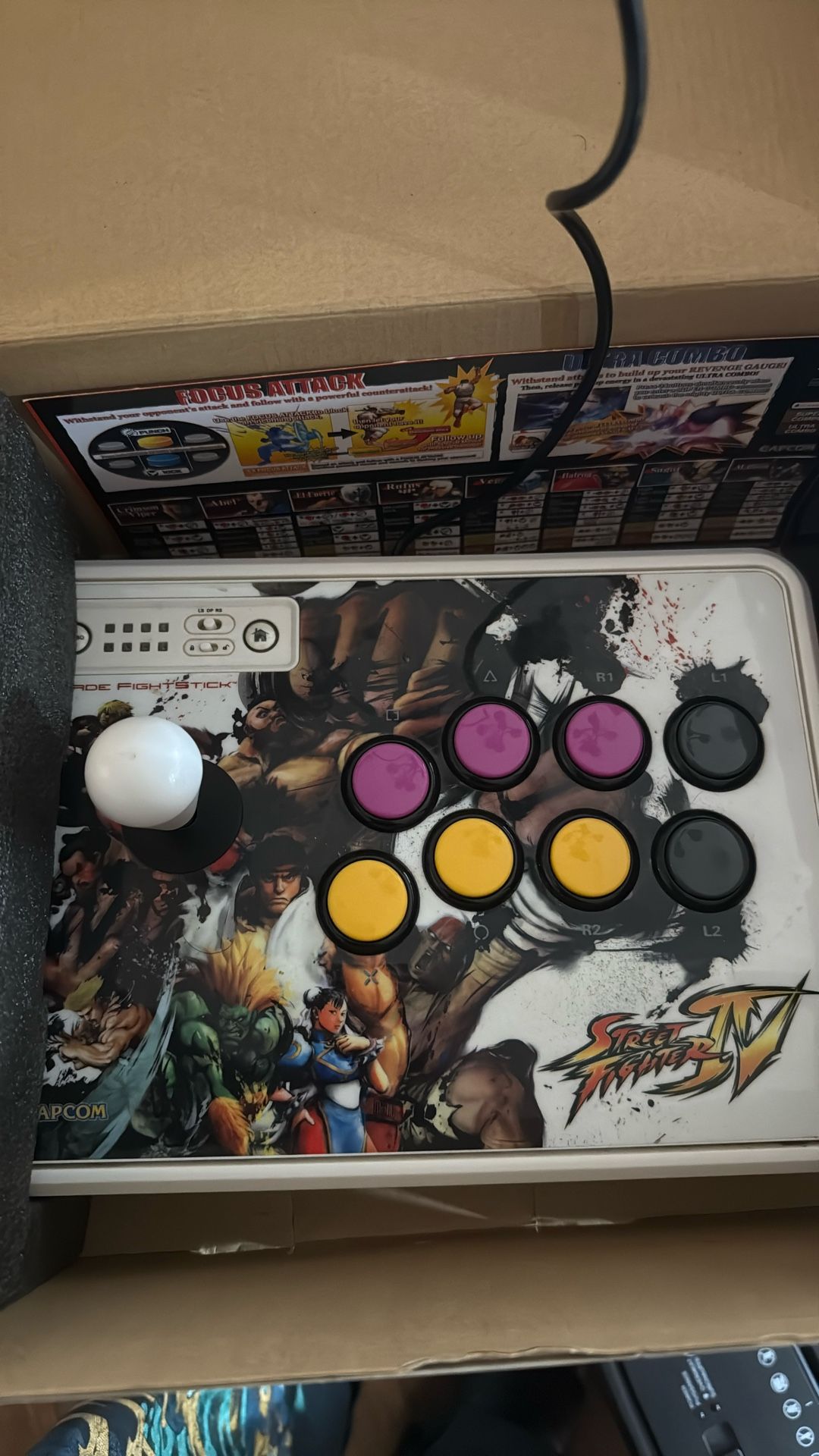 Street Fighter 4 Arcade Stick Collectors Edition
