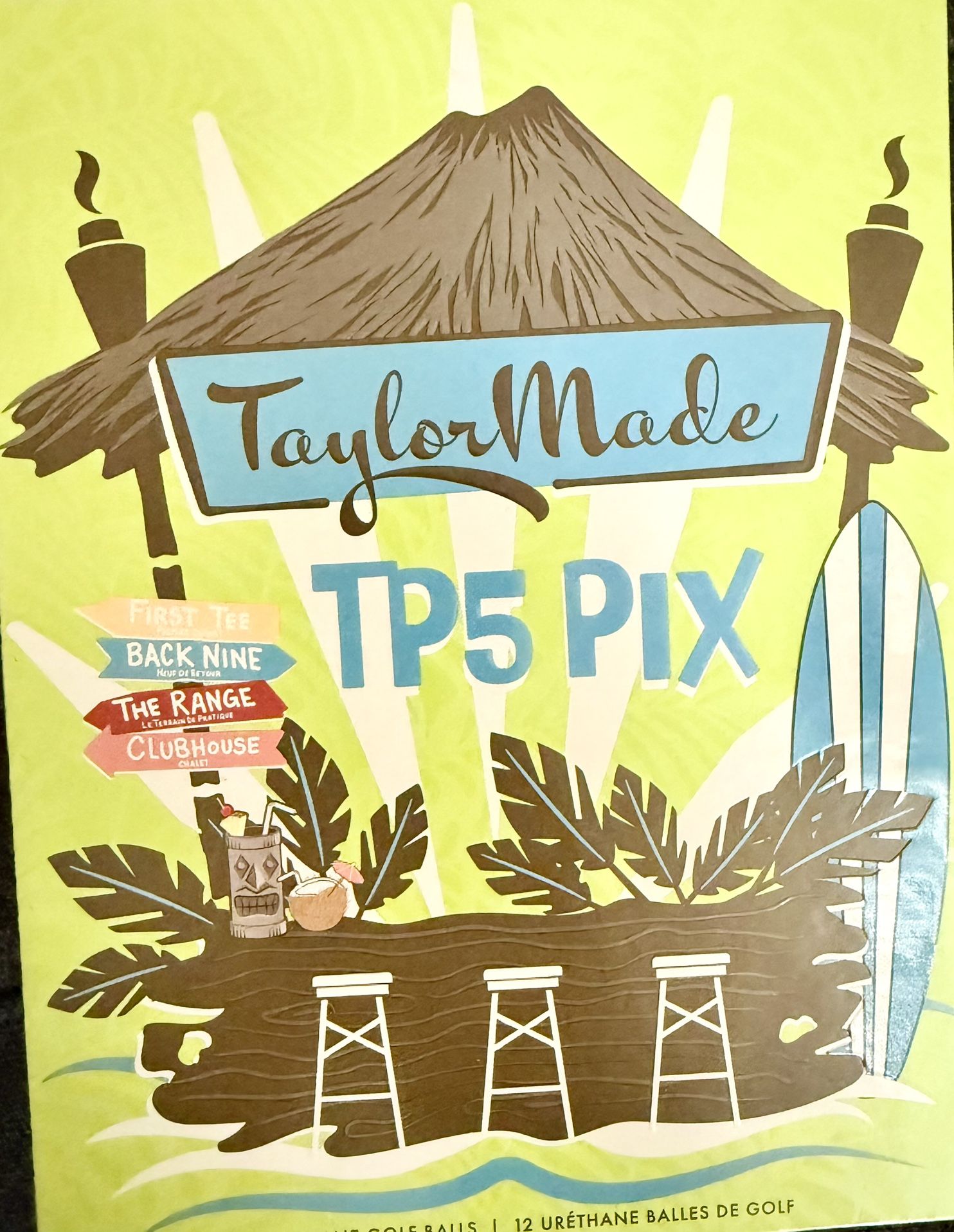 TaylorMade TP5 PIX Hawaii Limited Edition Dozen Golf Balls $80