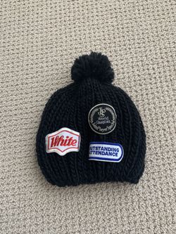 Cute black beanie hat