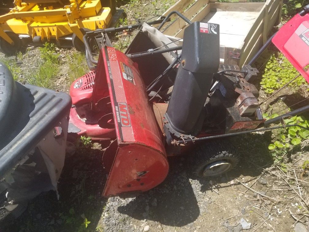 Snowblower Lawnmower Tractor