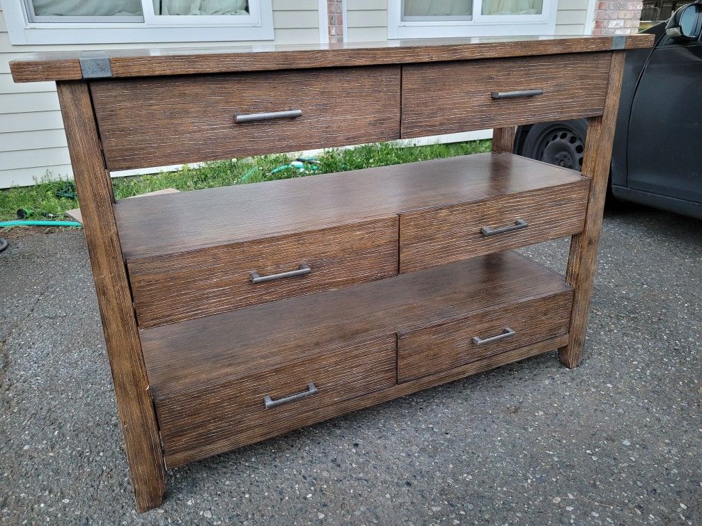 Rustic Emerald Home Furnishings Buffet/ Console Table/ Sofa Table