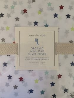 Pottery Barn Duvet Cover- Twin (Mini Star Design)