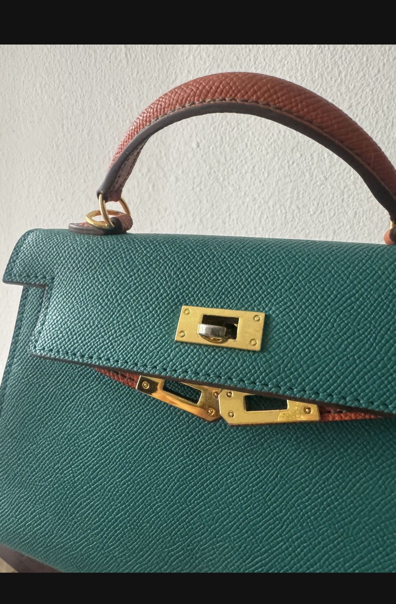 Bag Blue Hermes Kelli