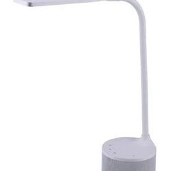 Bostitch LED Desk Lamp with Bluetooth Speaker & USB Port, 5.5W, White (VLED1817WHITE-BOS)