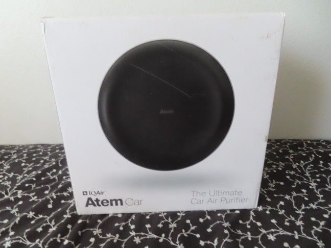 IQAir Atem Desk Portable HEPA Air Purifier - Black