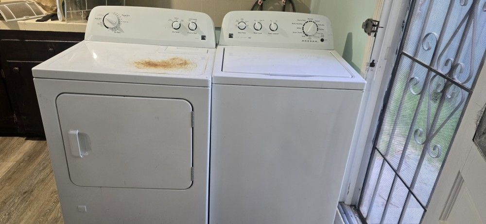 Kenmore Washer & Dryer Set – Works Great Needs Paint