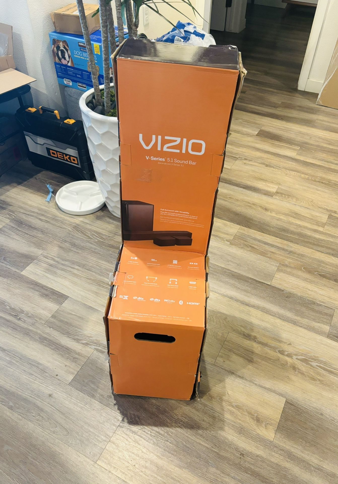 Vizio V51-H6 36” 5.1 Channel Home Theater Soundbar – Wireless Subwoofer, Rear Surround Speakers etc.