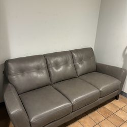 Natuzzi leather sofa