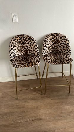 Leopard Print Chairs
