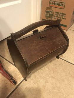 Sewing Box -Vintage Wood