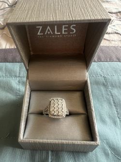 Silver 1.25 Diamond Ring