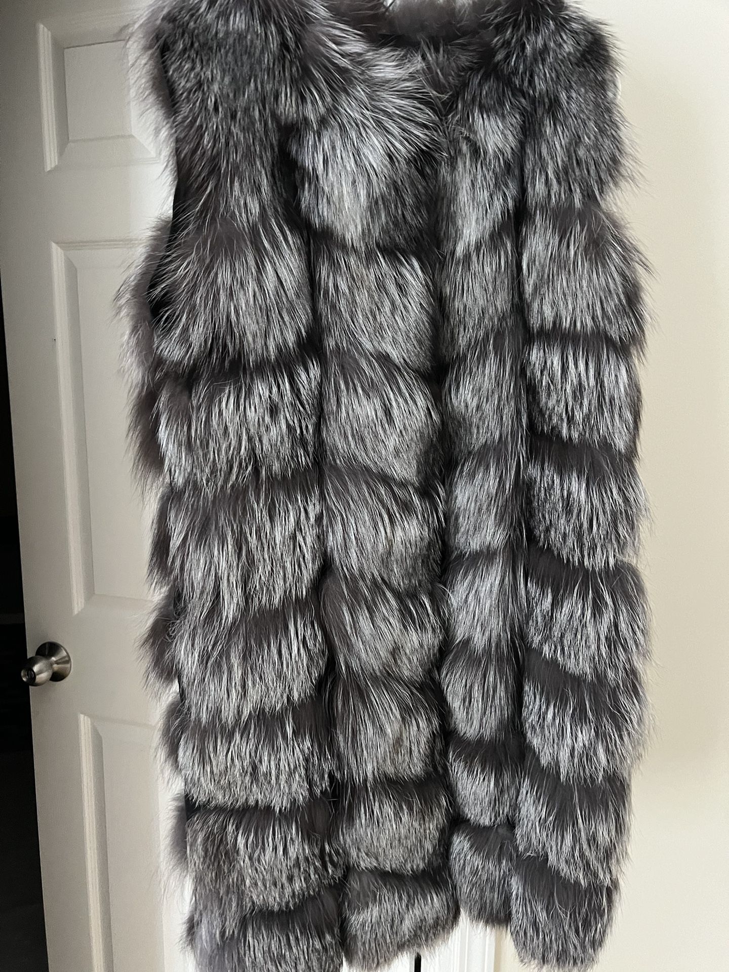 Genuine Furry Vest ,fox