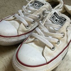 low top white converse