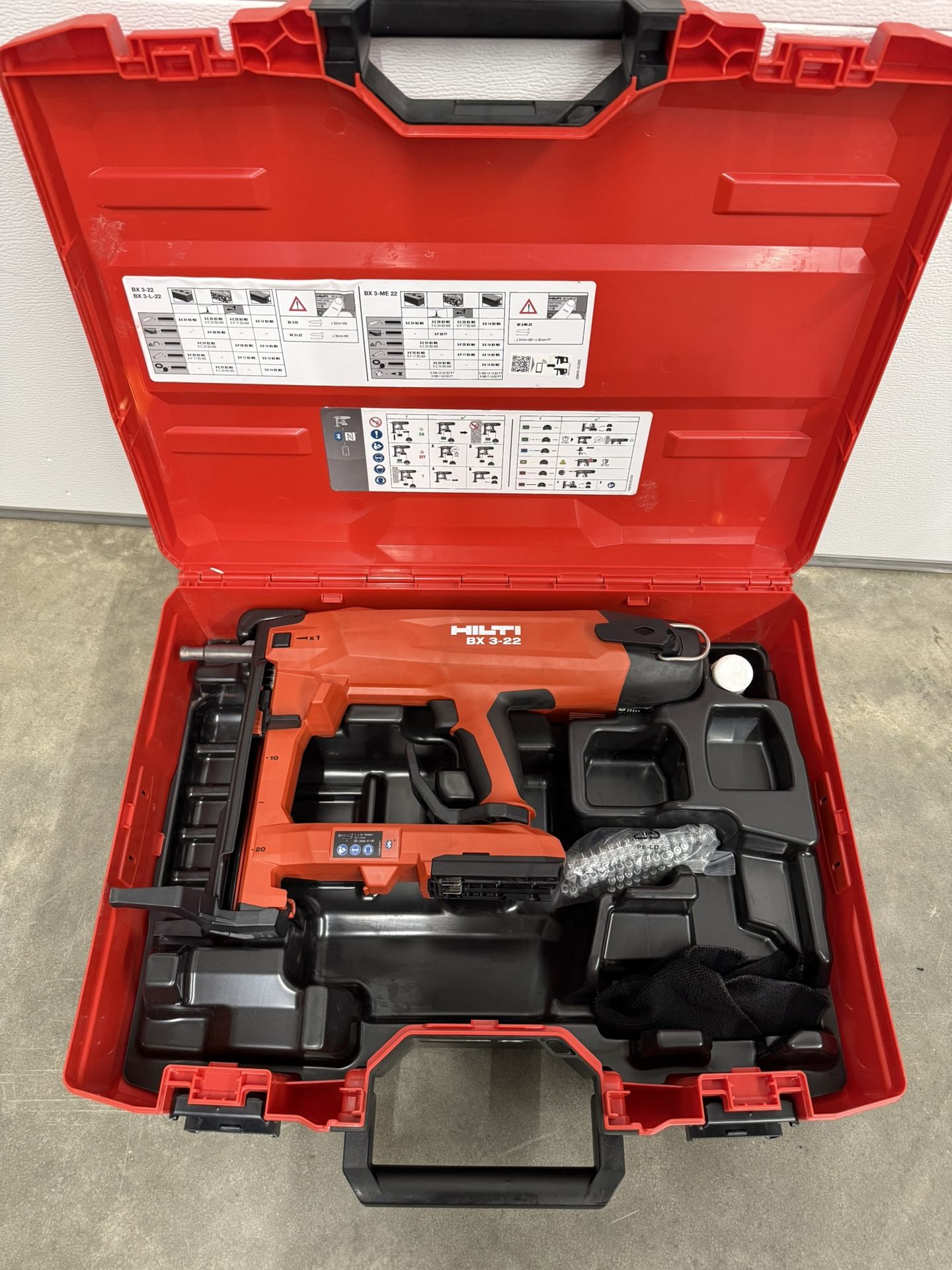Hilti 22-Volt NURON BX 3 ME Lithium-Ion Cordless Bluetooth Nailer with Fastener Guide (Tool and Case Only) $1039 plus tax at Home Depot