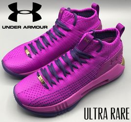 🔥 NEW UA Heatseeker Men's Sz 8 BARNEY COLORWAY **ULTRA RARE**
