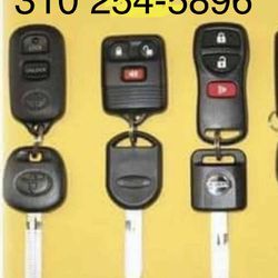 Keys fobs Remotes Llaves Y Controles Chevy GMC Toyota Honda Dodge Jeep Chrysler Ford Nissan Infiniti 