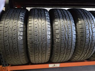 265-60-20" Falken Wildpeak All-terrain used tires