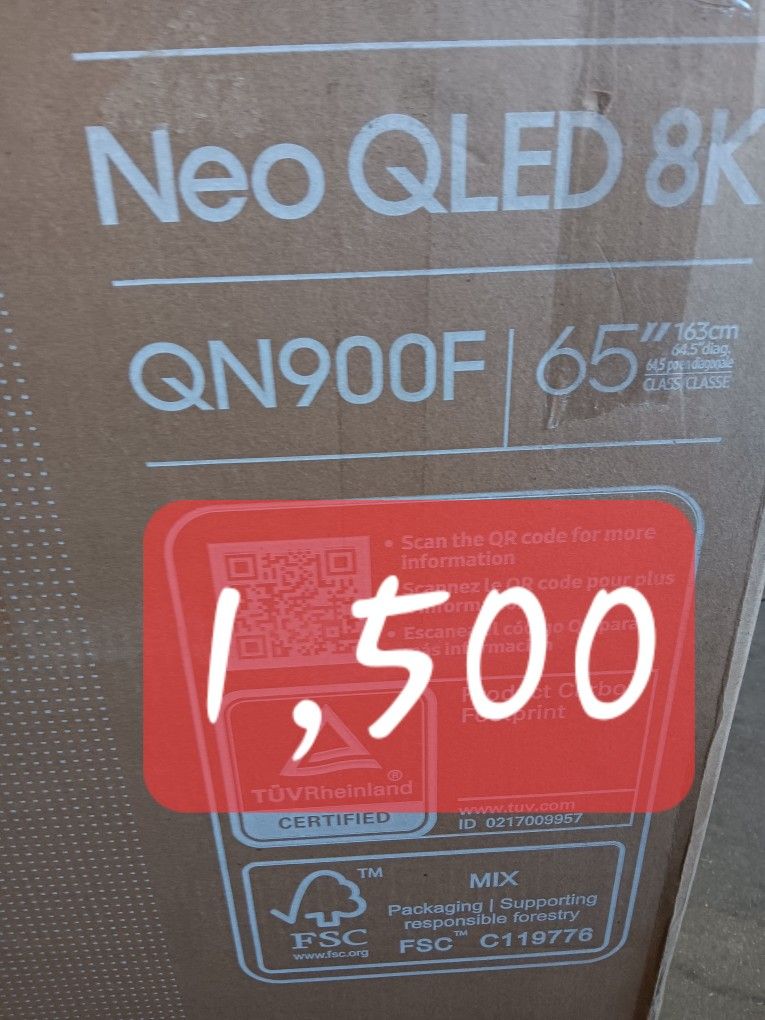 SAMSUNG 65"INCH NEO QLED 8K Q900F