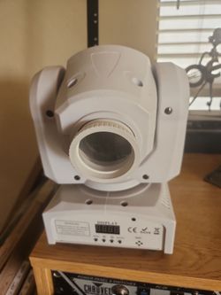 Dj band spotlight rotating 2 black 1 white like new