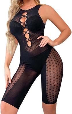 fishnet bodysuit