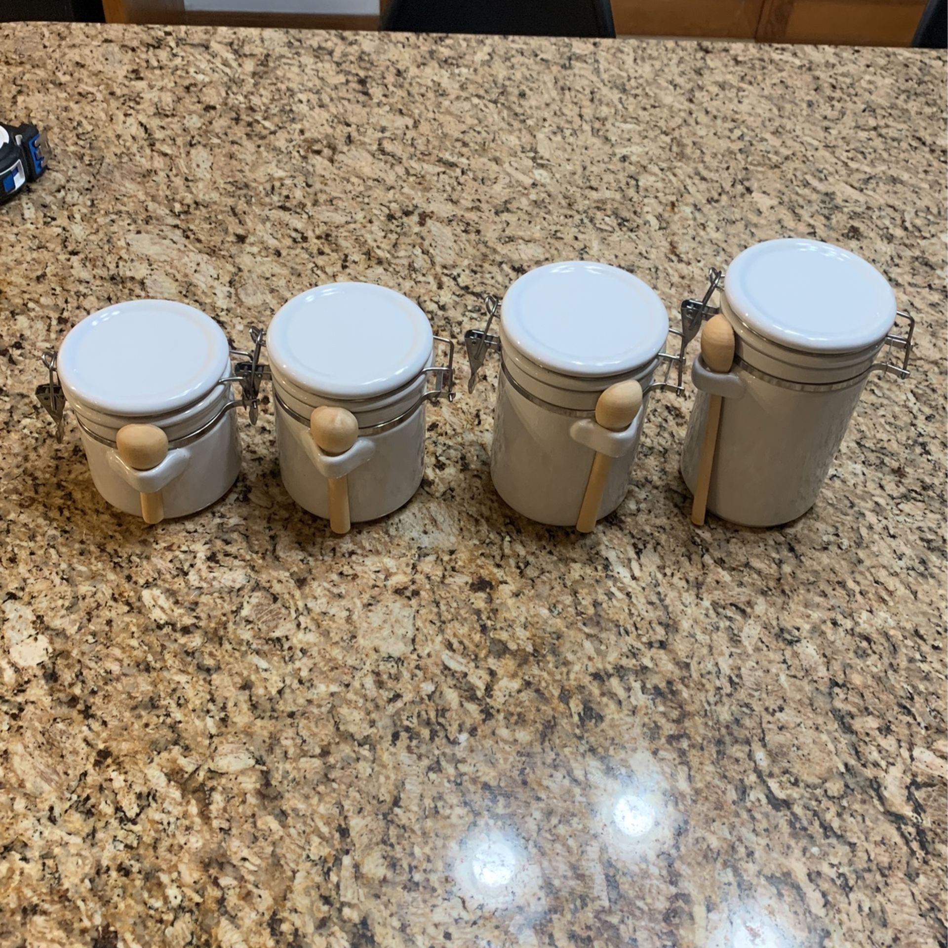 Decorative High Gloss Ceramic Storage Containers