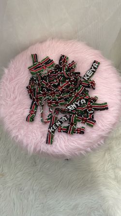 Hand Made Kenyan Flag Bracelets