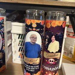 Dia De Los Muertos Candles 