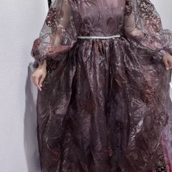 Pretty Purple Dress For Girls 