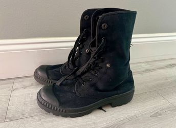Military Style Canvas Boot Size 8.5