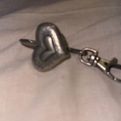vintage heart wome's key chain 