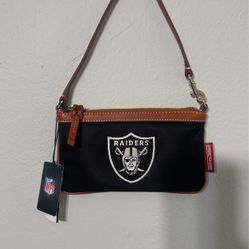 Rooney & Bourke NFL Raiders Wristlet 