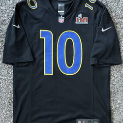 Rams Kupp Black Fashion Super Bowl Jersey Medium