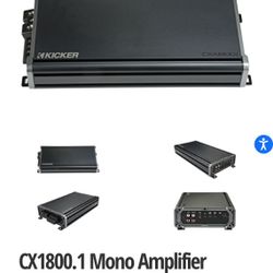 Kicker 3600w high end Bridgeable amplifier for subwoofers Speakers