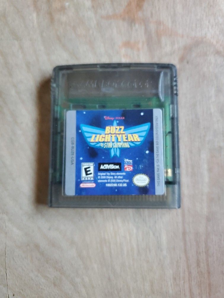 Gameboy Color Buzz Light-year Of Star Command