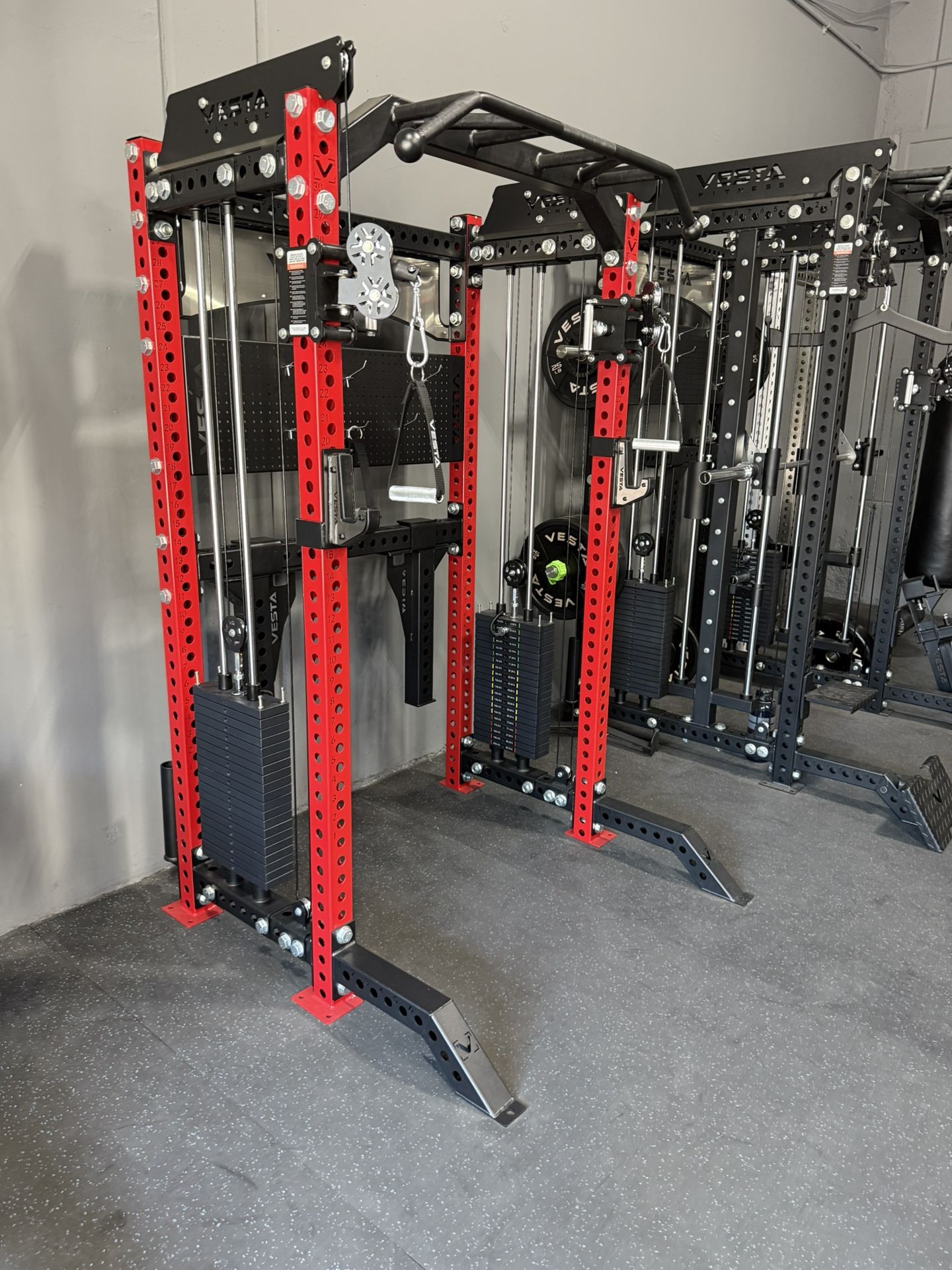 Vesta Fitness PRO SERIES 2-1 Ultimate Half Rack Functional Trainer/Gym Equipment/ Home Gym/ Fitness/ FREE DELIVERY 🚚  