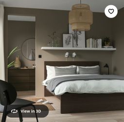Queen Bed Frame With Under Storage Drawers