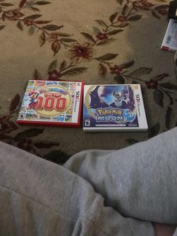 Mario party 100 and Pokémon ultra sun cash in hand ⬇️💯