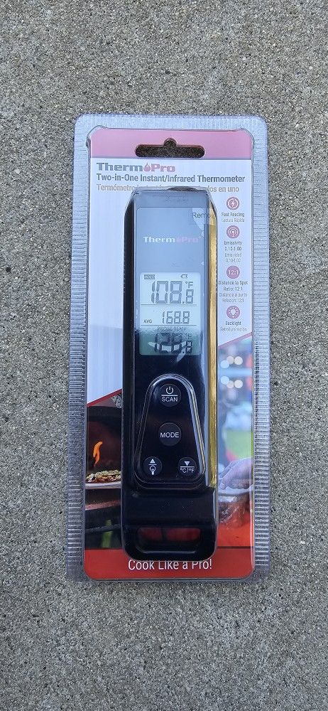 ThermPro Infrared Thermometer Two In One Brand New 