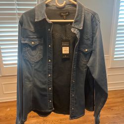 True Religion Denim Jean Jacket XL