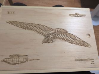 Mechanical wood dove with battery