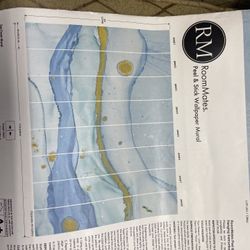 Sea Foam Wall Mural - 9’x 12’  Peel And Stick