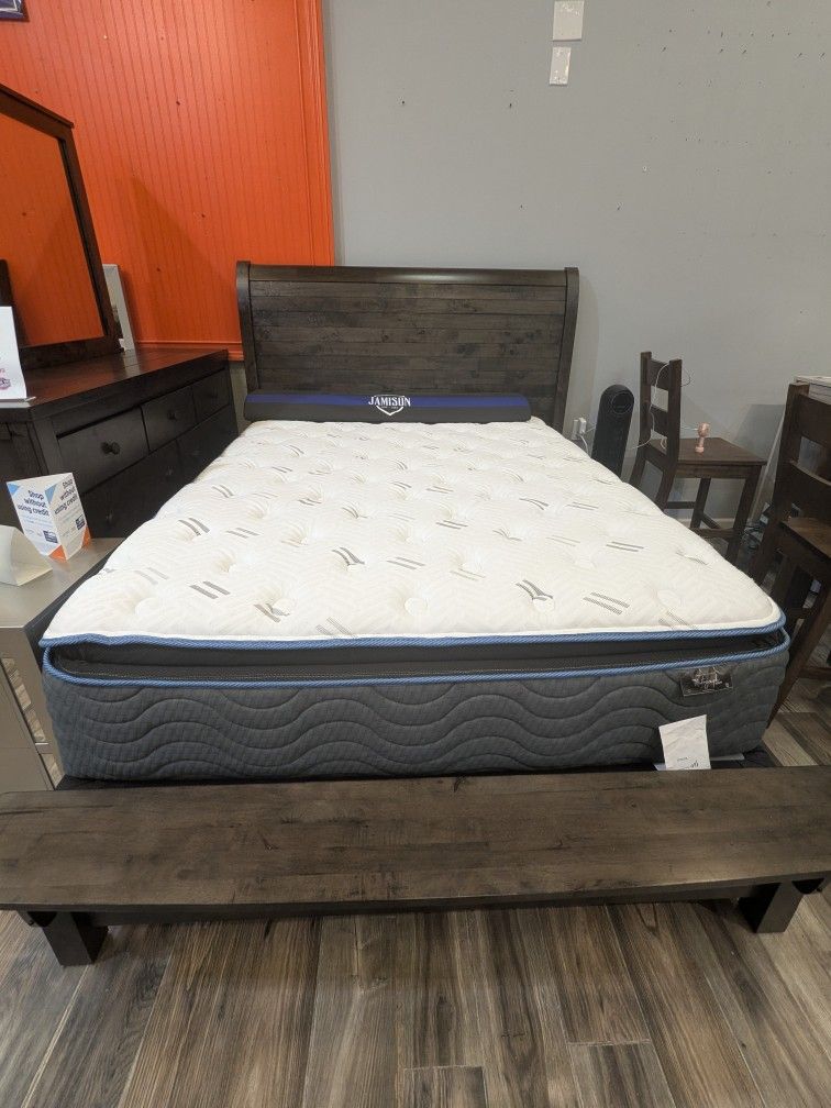Jamison Hudson Bay Queen Sized Mattress And Box Spring