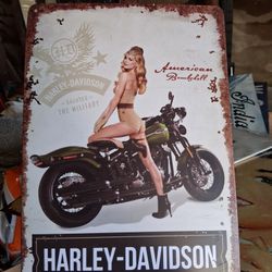 Harley Tin Sign