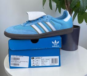 Men Size 10 adidas Samba LT Semi Blue Burst Shoes Brand New