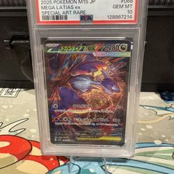 PSA 10 POKEMON JPN M1S-MEGA SYMPHONIA SPECIAL ART RARE #088 MEGA LATIAS EX