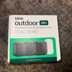 Blink Outdoor 2k black camera system