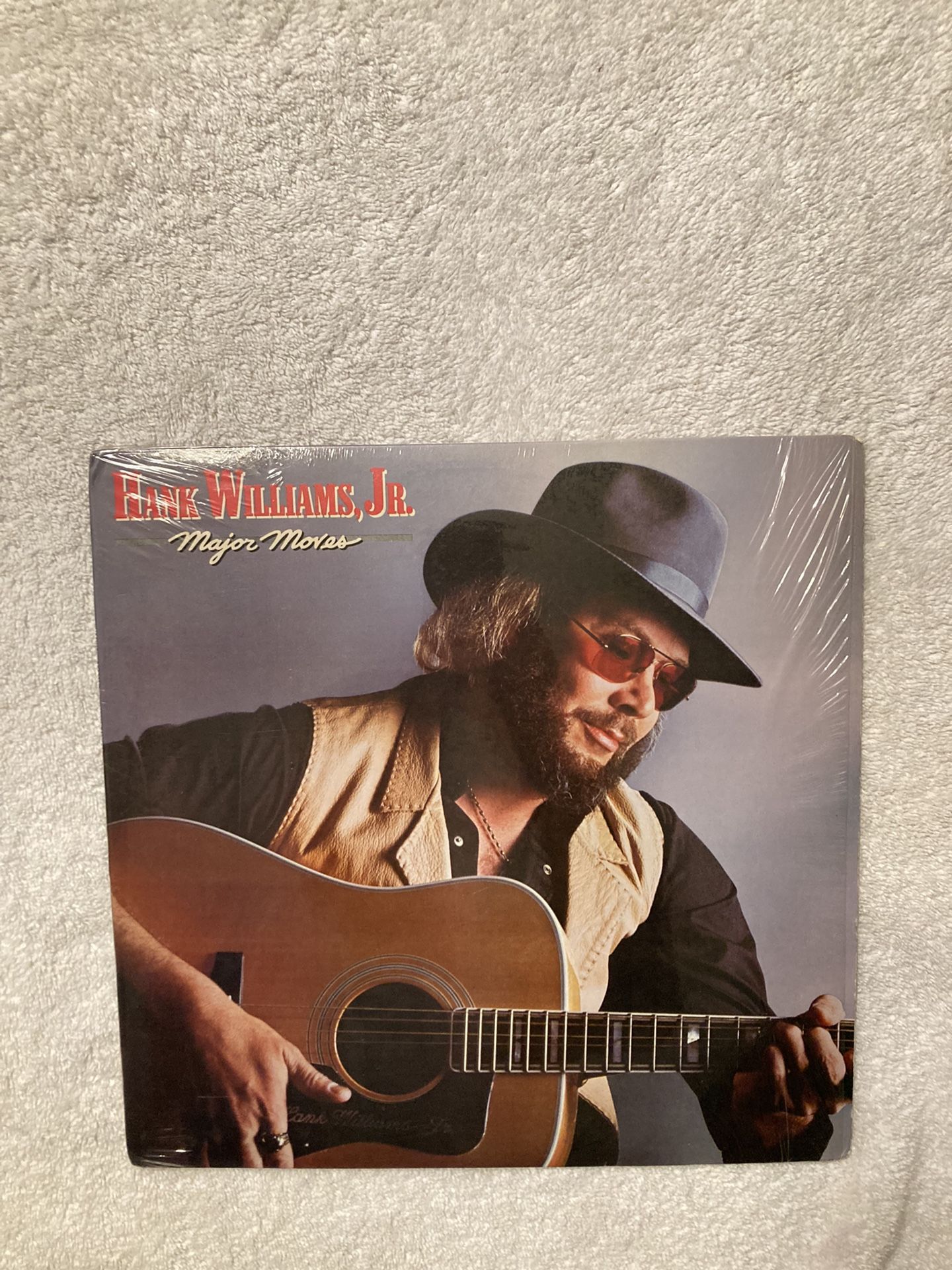 LP Record Major Moves - Hank Williams Junior