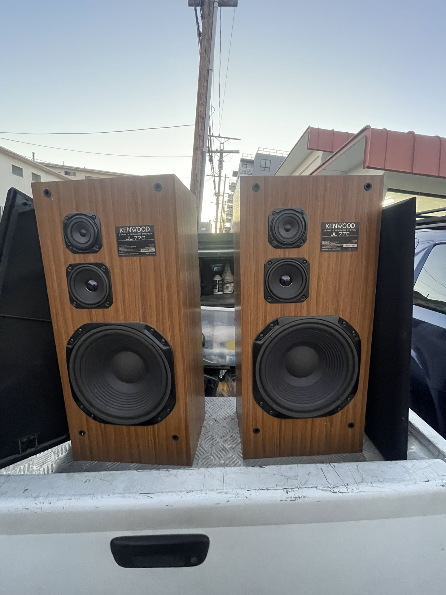 Pair Of Kenwood Speakers JL770
